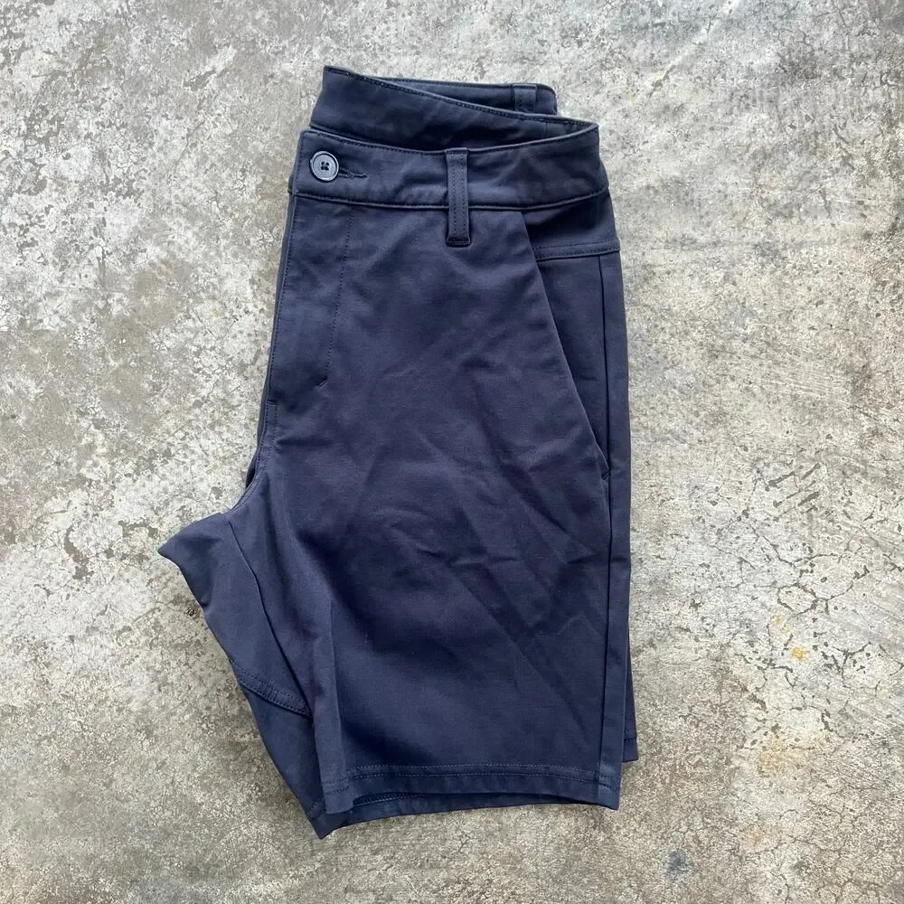 BYLT Premium Basics Everyday Short 8" Navy Blue 30 - Picture 9 of 13